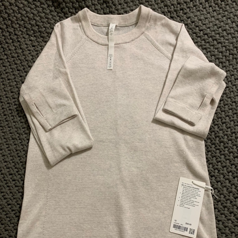 LULULEMON, Sit in Lotus sweater